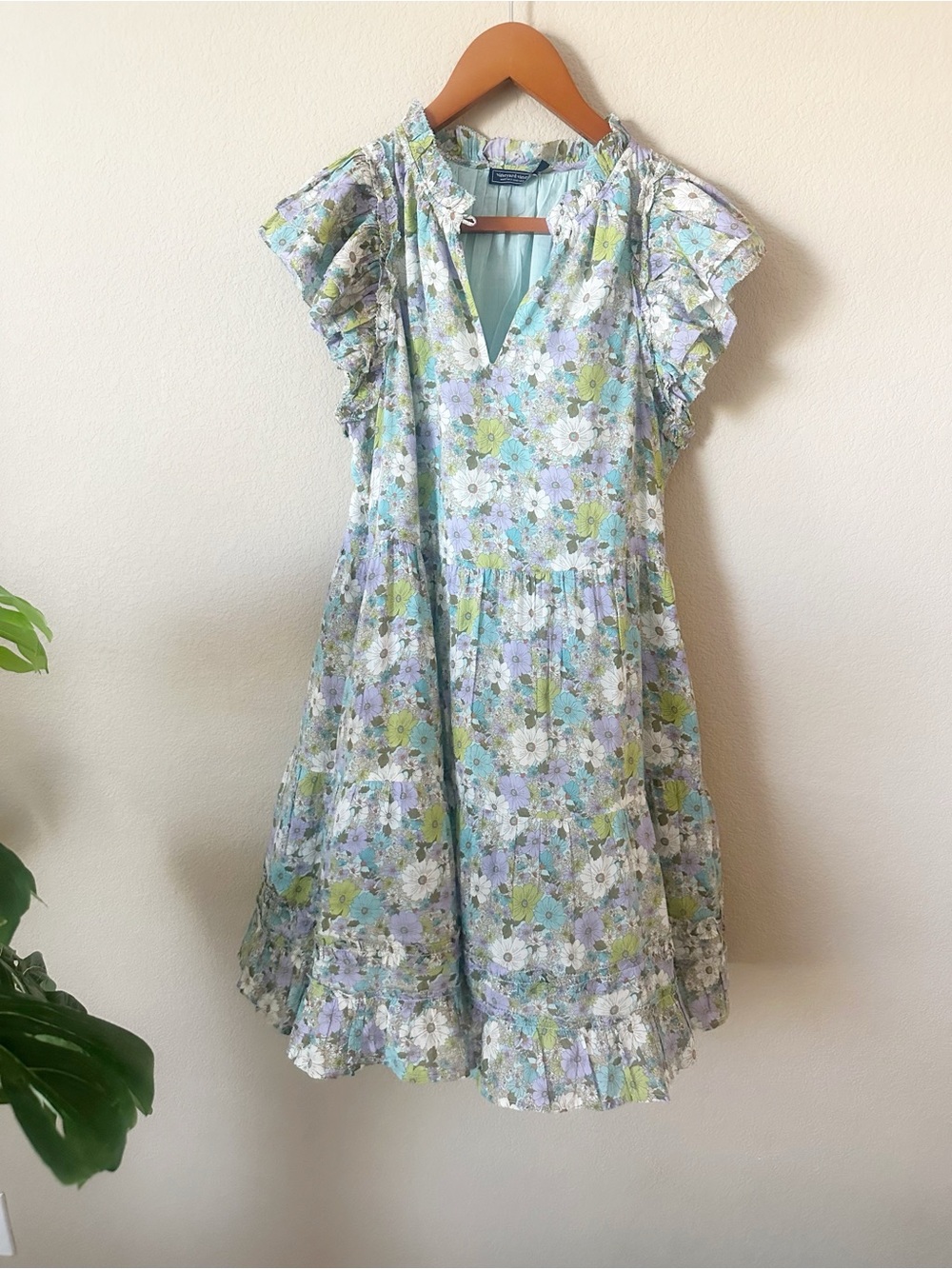 Vineyard Vines Piper Tiered Dress Size S